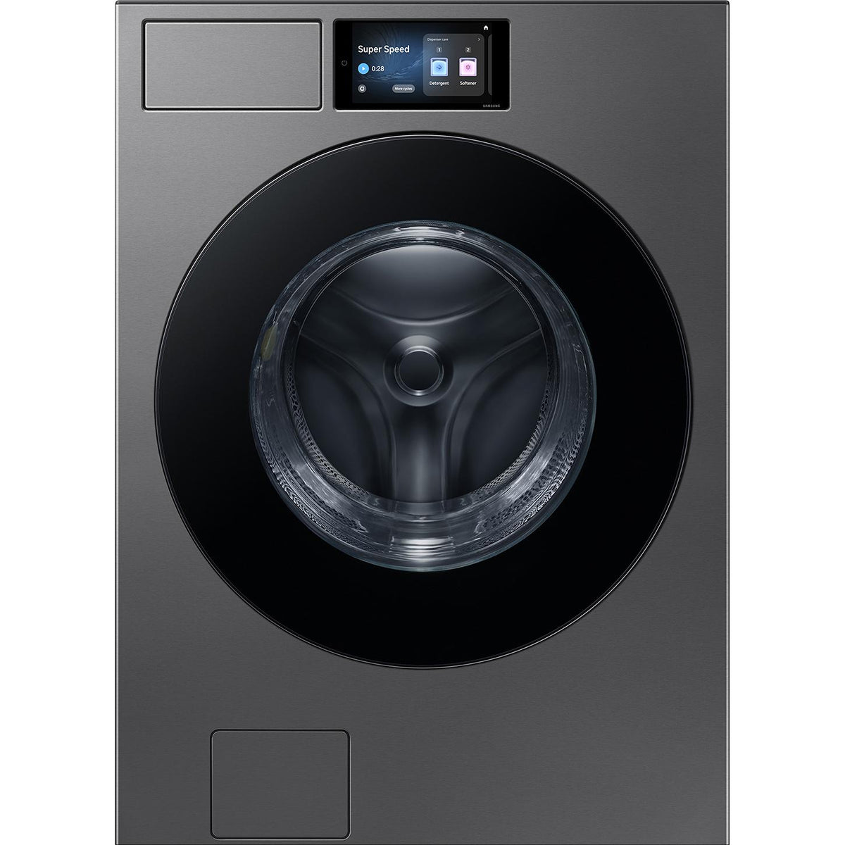  Samsung 6.1 Cu.Ft. F90 Series Bespoke AI Front Load Washer with AI Fabric Sensing WF90F53ADSA5 IMAGE 1