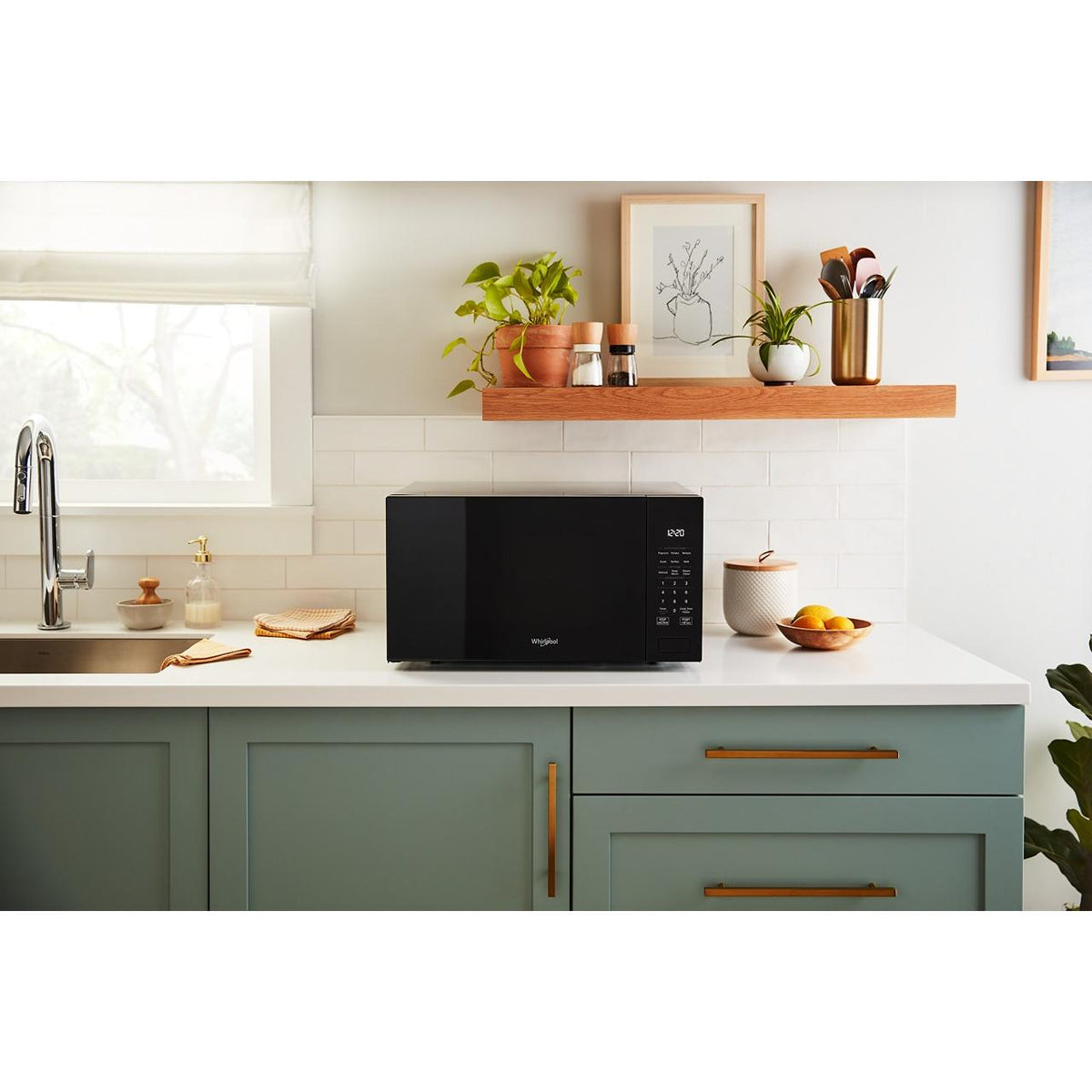  Whirlpool 22-inch, 1.6 cu. ft. Countertop Microwave Oven YWMCS7022SB IMAGE 5