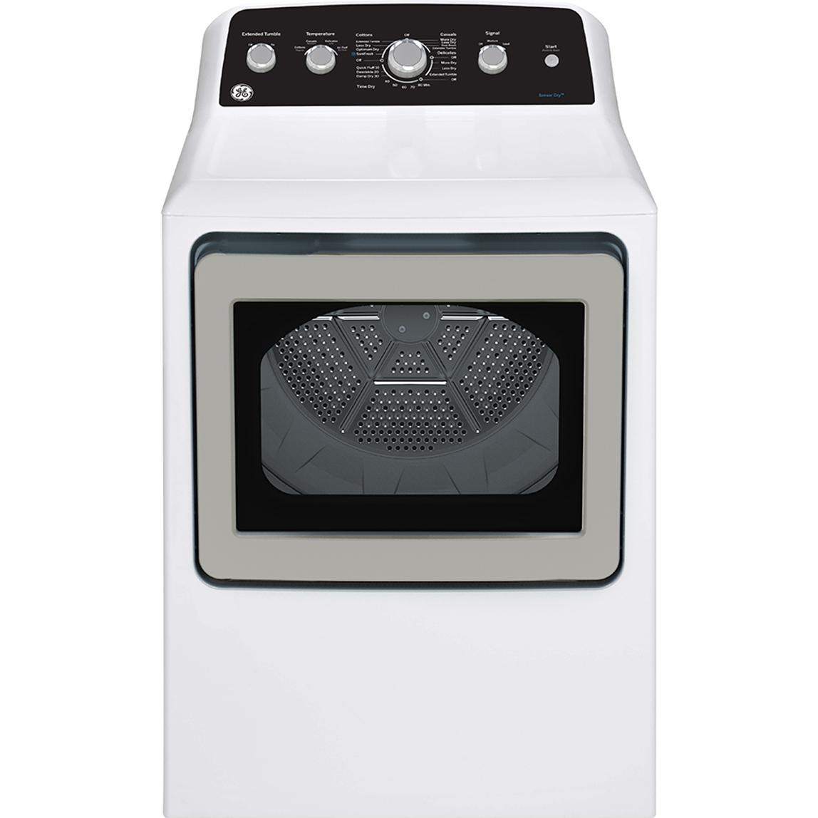  GE 7.2 cu. ft. Gas Dryer with SaniFresh Cycle GTD49GBMRWS IMAGE 1