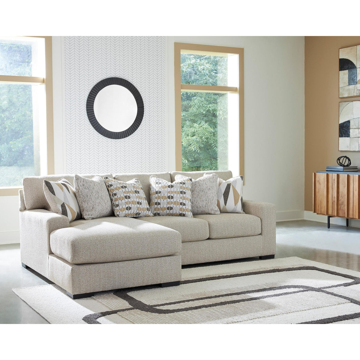  Benchcraft Laurelgrove 75105S4 2 pc Sectional Sofa Chaise IMAGE 2