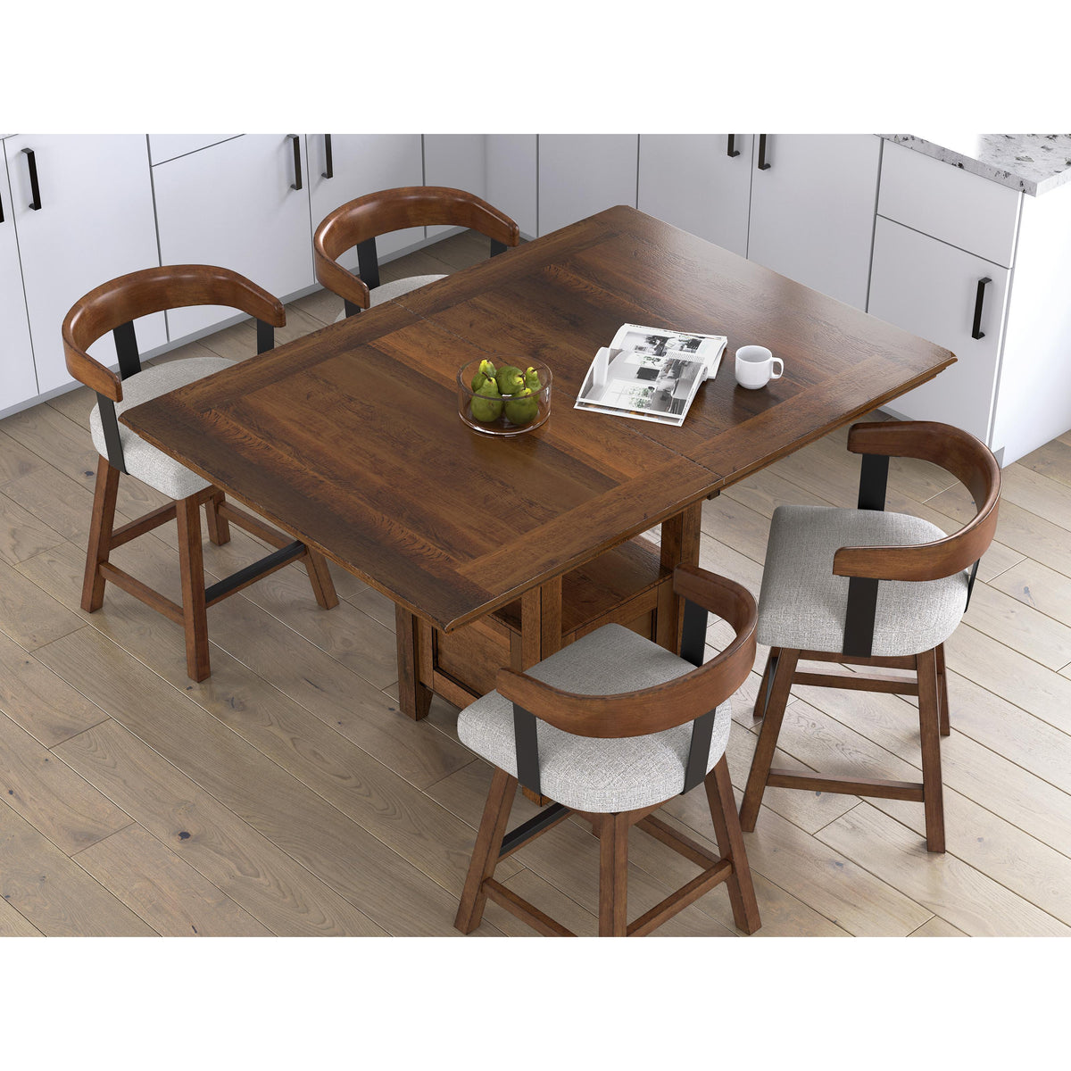  Signature Design by Ashley Ralene D594-224 Upholstered Swivel Barstool IMAGE 7