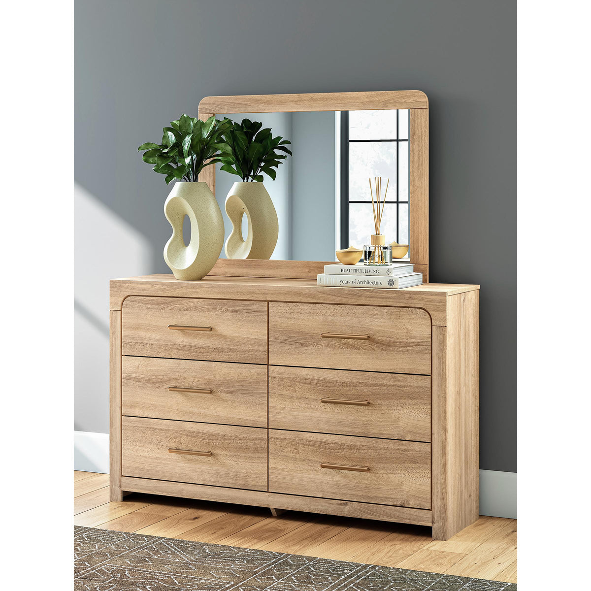  Signature Design by Ashley Kinlanni PCB1360-36 Bedroom Mirror IMAGE 3