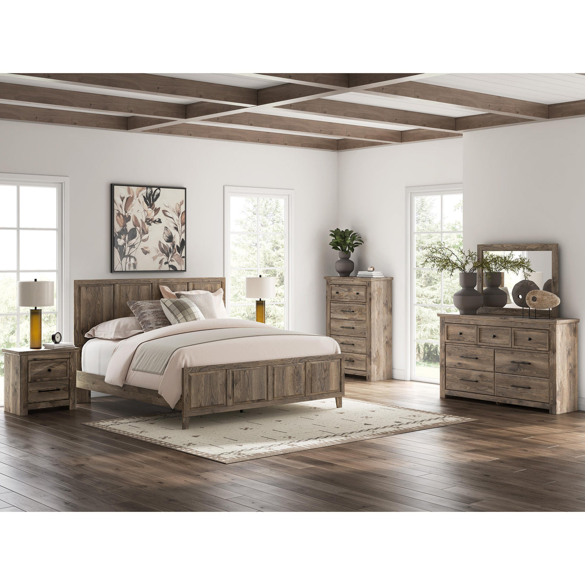  Signature Design by Ashley Rusticott PCB2260B6 King Panel Bed IMAGE 8