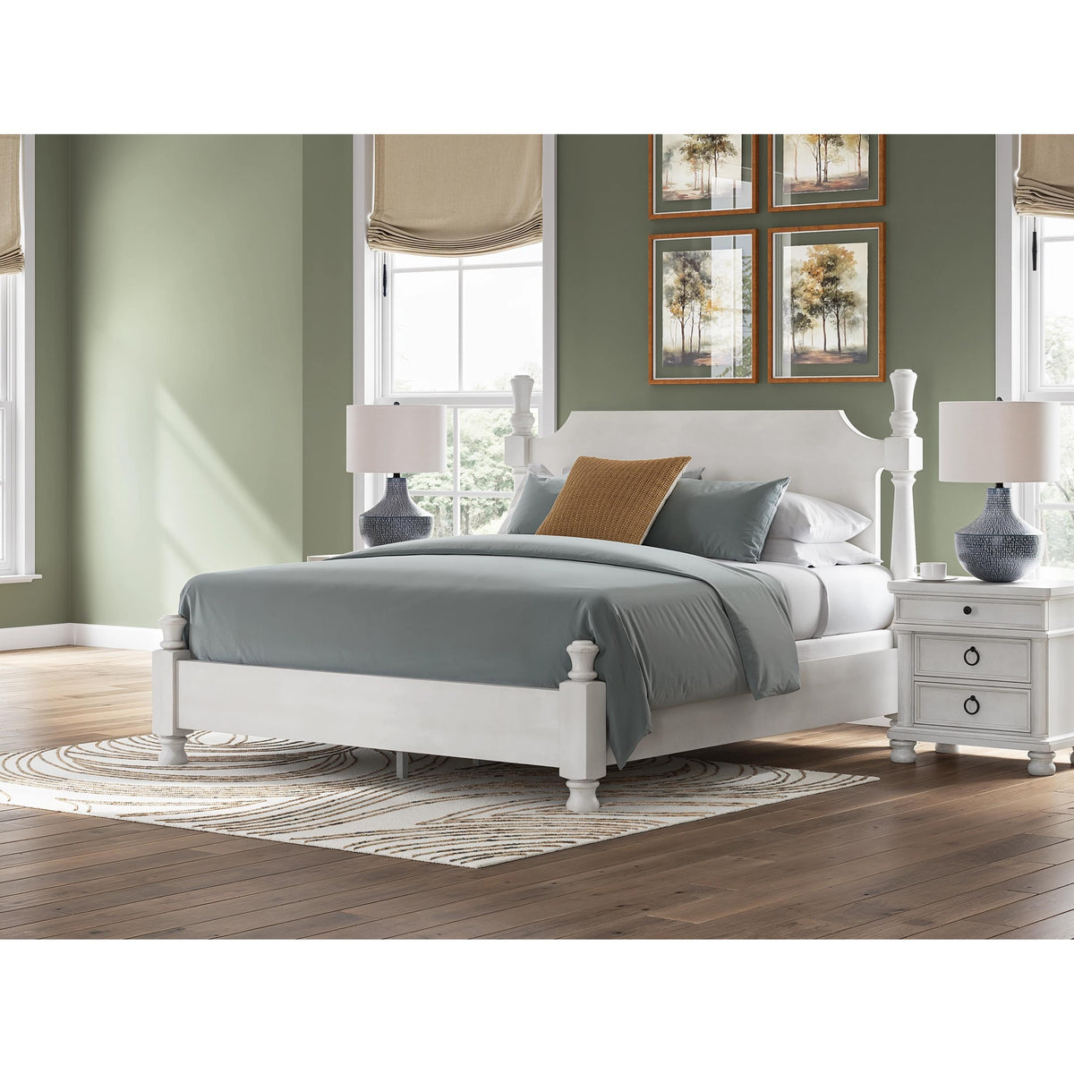  Signature Design by Ashley Rowlenstown PCB823B2 Queen Poster Bed IMAGE 4