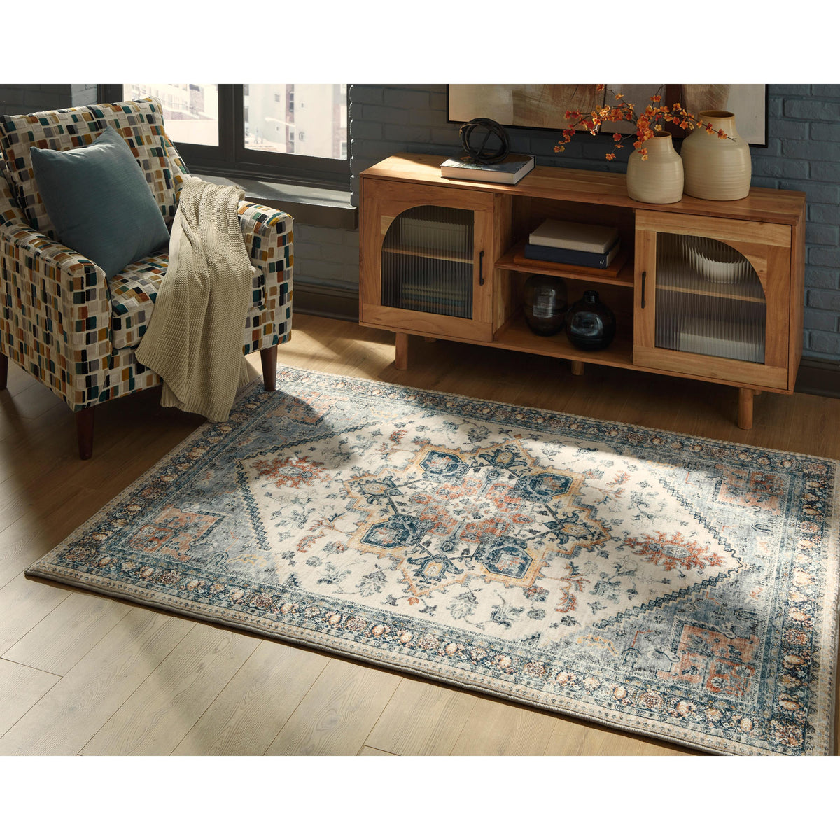  Signature Design by Ashley Wallney R407492 Memory Foam Medium Rug IMAGE 2