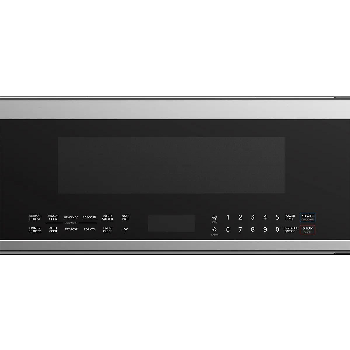  Midea 30-inch, 1.2 cu. ft. Slim Over-the-Range Microwave Oven with Wi-Fi MMO12S14ASTC IMAGE 1