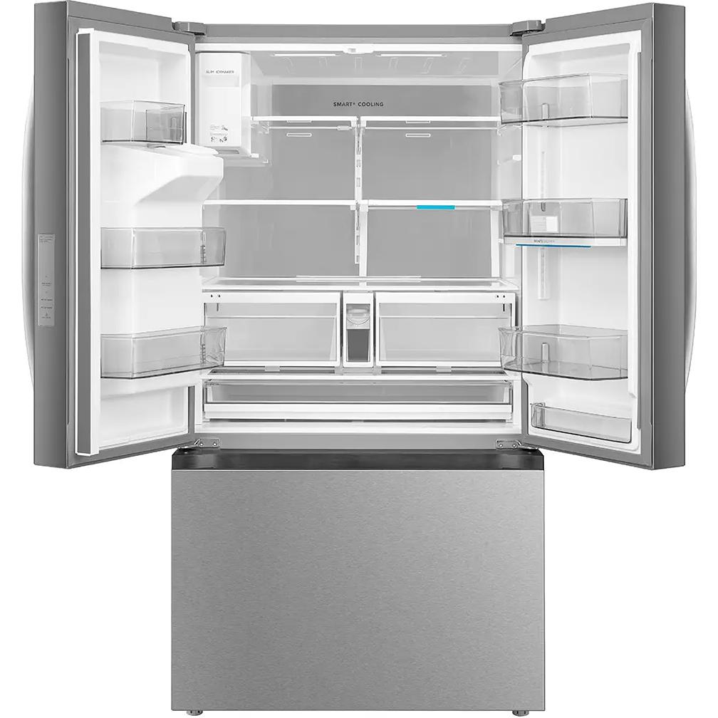  Midea 36-inch, 29 cu. ft. Freestanding French 3-Door Refrigerator with OneTouch AutoFill™ MRF29D9BST IMAGE 2