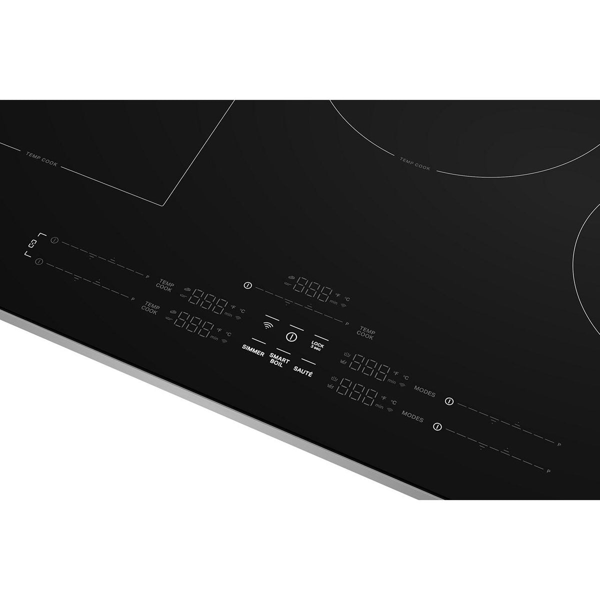  KitchenAid 30-inch Built-in Temp Cook™ Induction Cooktop with 5 Cooking Zones KCIT730SSS IMAGE 4