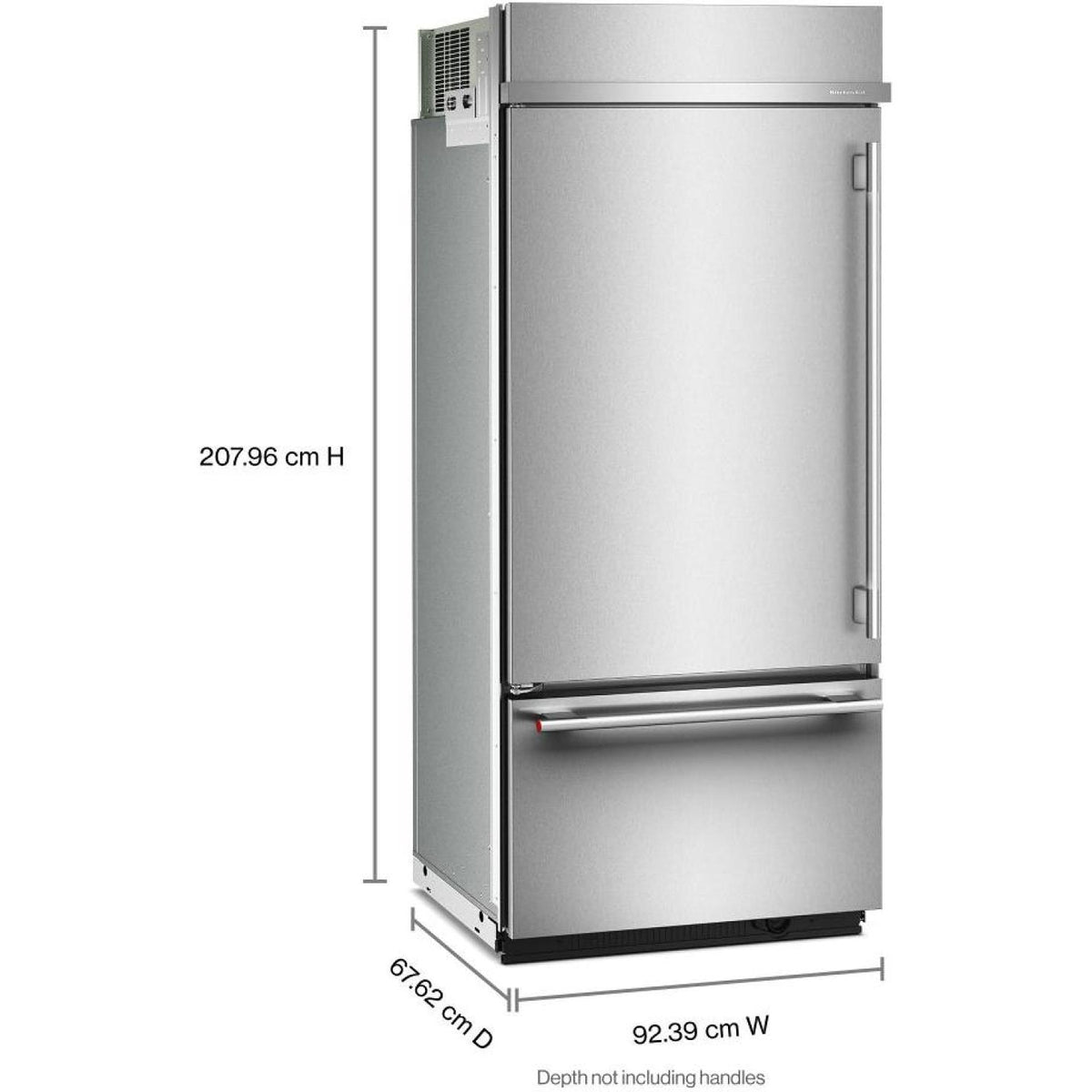  KitchenAid 36-inch, 20.8 cu. ft. Built-in Bottom Freezer Refrigerator KBBL336SPS IMAGE 12