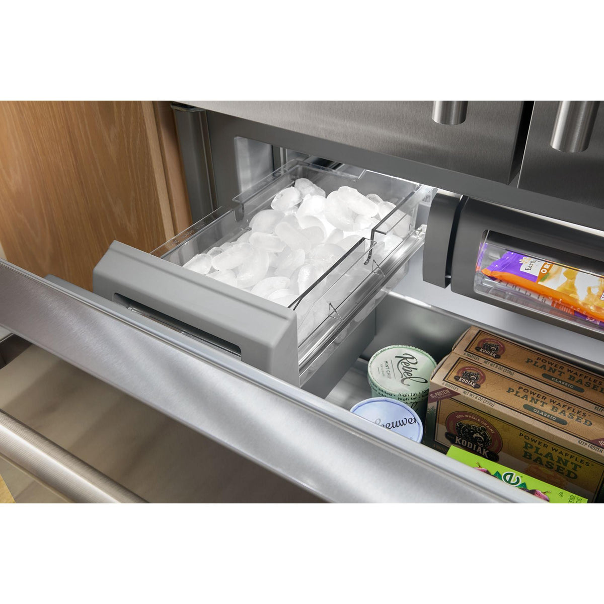  KitchenAid 42-inch, 24.2 cu. ft. Built-in French 3-Door Refrigerator KBFN542SBE IMAGE 5