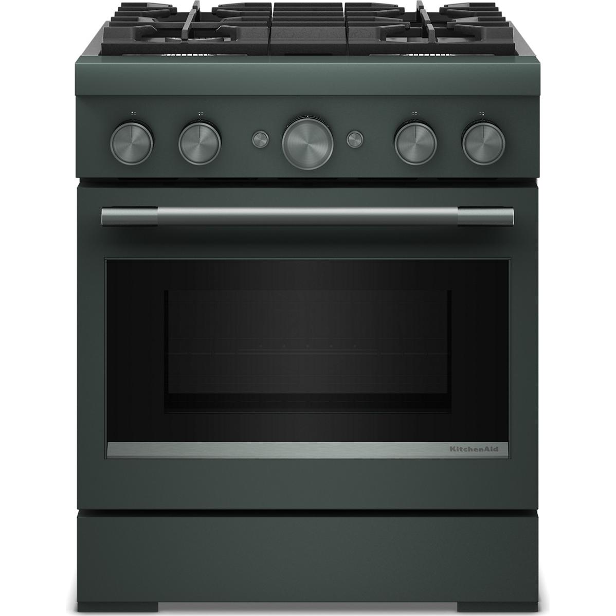  KitchenAid 30-inch Freestanding Commercial-Style Dual-Fuel Range KFDS930SJP IMAGE 1