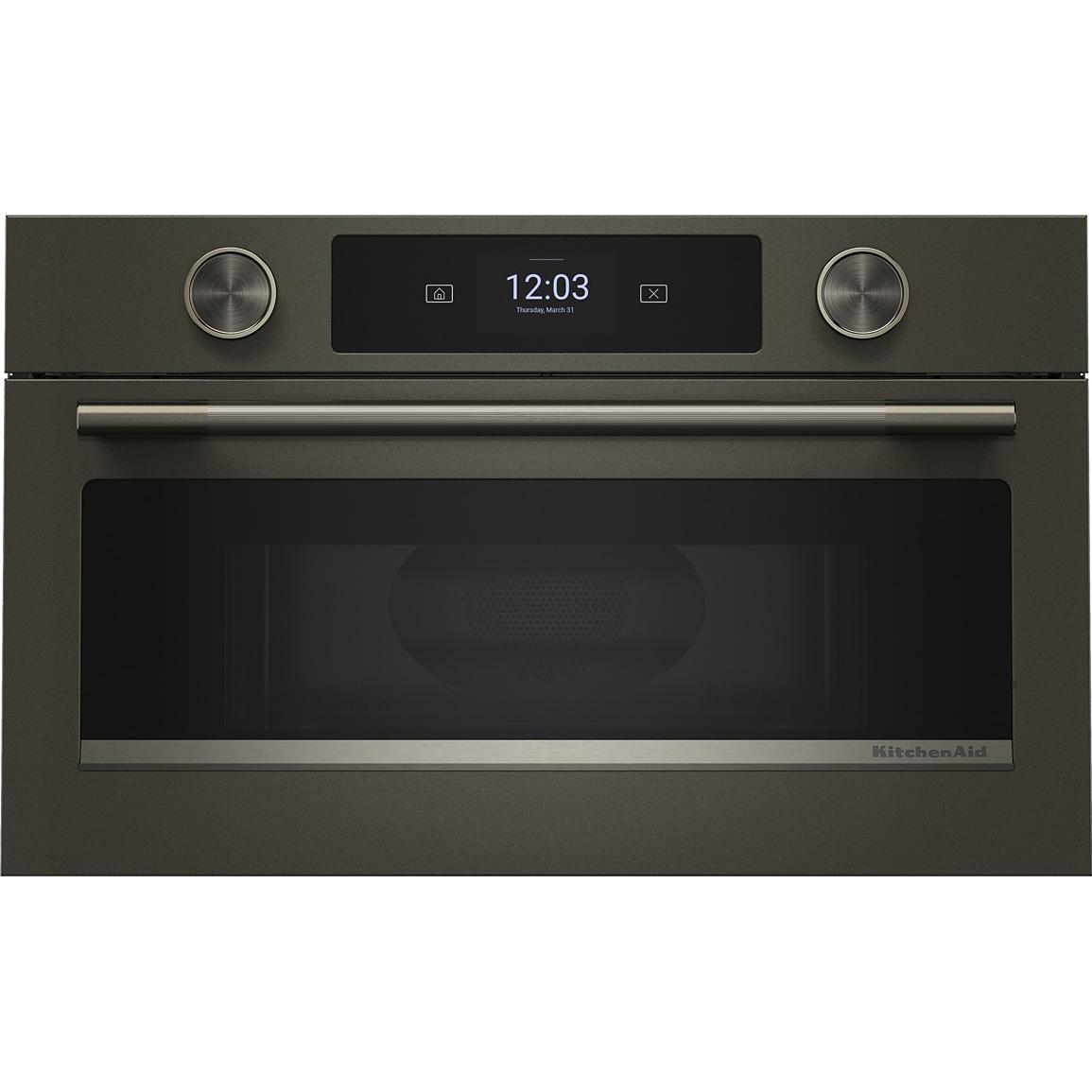  KitchenAid 30-inch Built-in Microwave Oven with Convection Technology KMBS730SBE IMAGE 1
