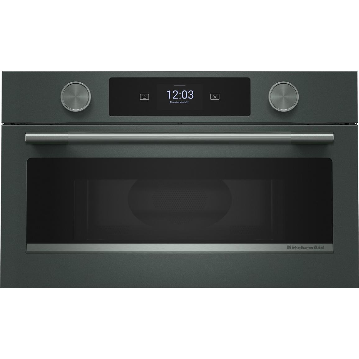  KitchenAid 30-inch Built-in Microwave Oven with Convection Technology KMBS730SJP IMAGE 3