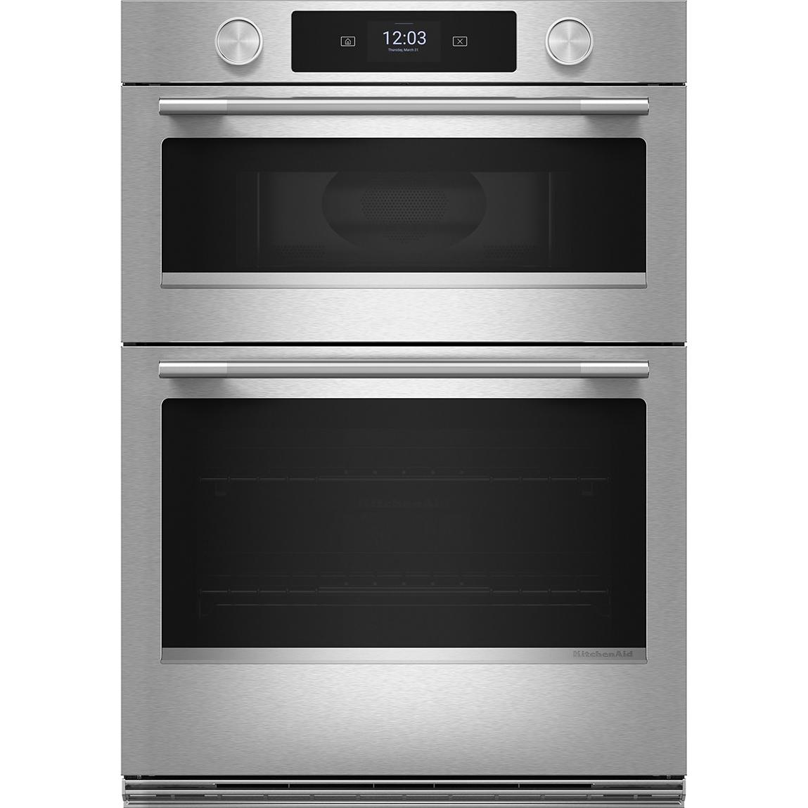  KitchenAid 30-inch Built-in Combination Wall Oven with Microwave Oven with Convection Technology KOEC730SPS IMAGE 1