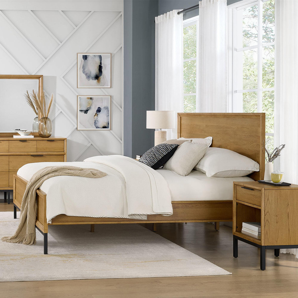  Intercon Furniture Newport 1-Drawer Nightstand NP-BR-5401-NTO-C IMAGE 5