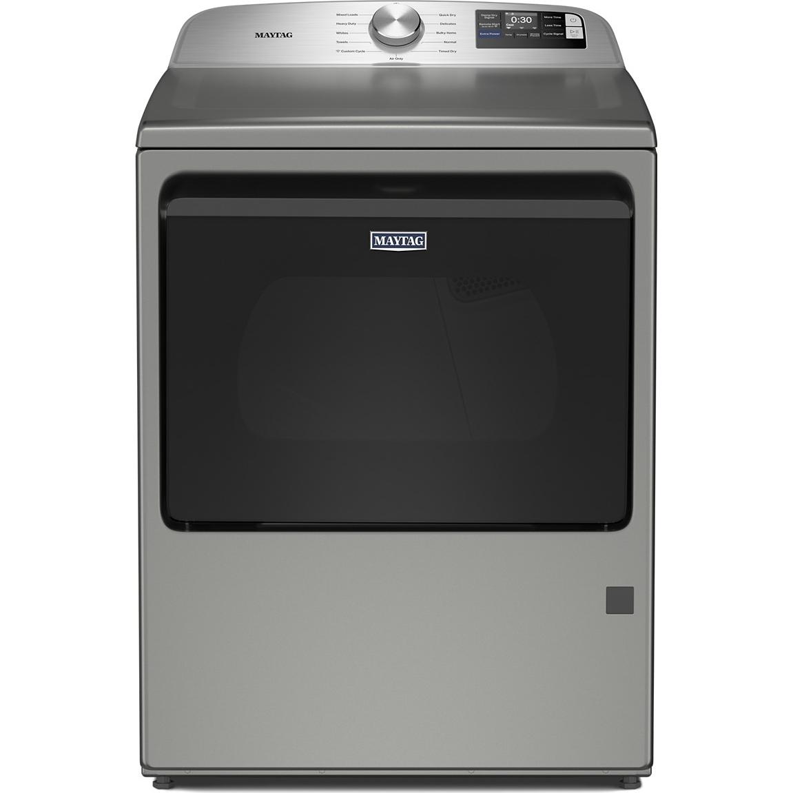  Maytag 7.4 cu. ft. Electric Dryer with Extra Power and Advanced Moisture Sensing YMED6205RR IMAGE 1