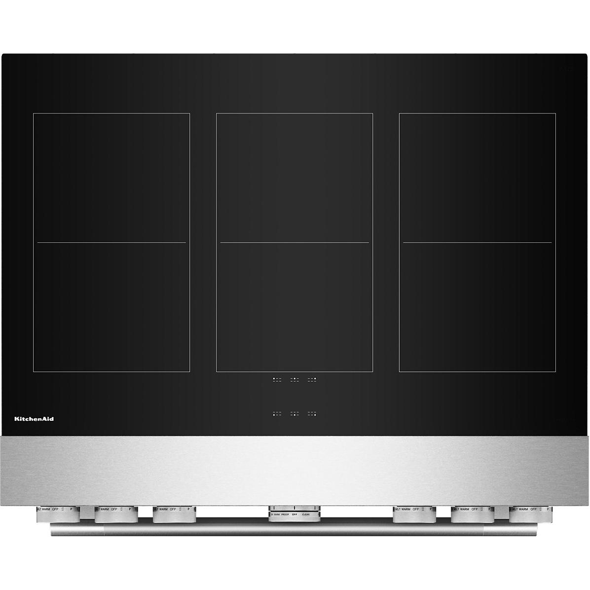  KitchenAid 36-inch Freestanding Induction Range with 6 Elements KFIS936SSS IMAGE 4