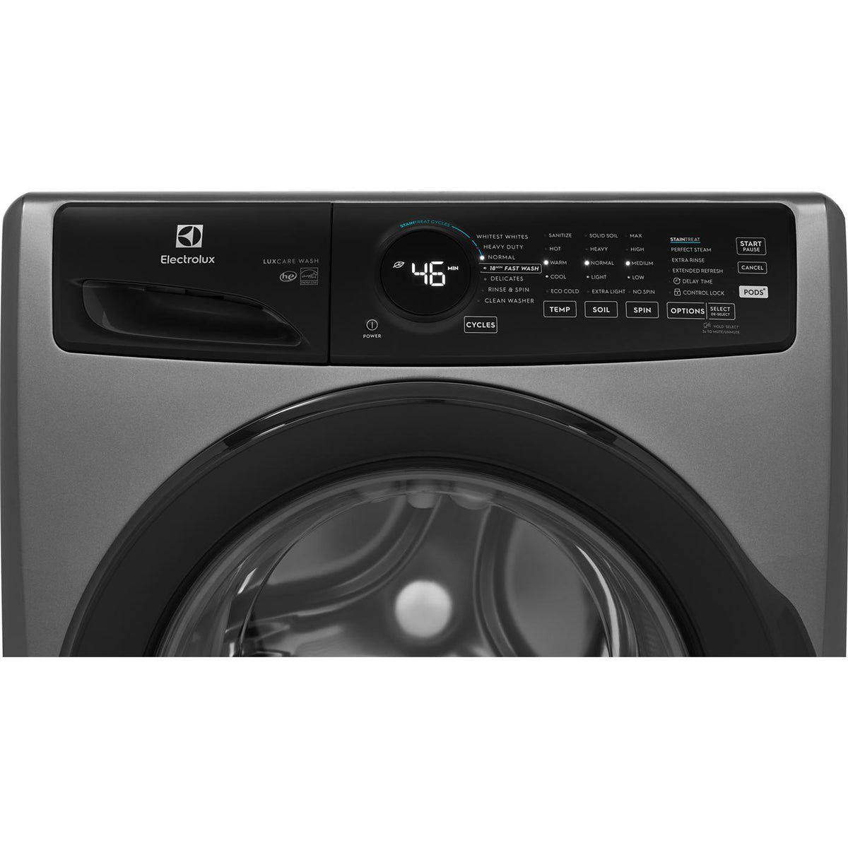 Electrolux 5.2 cu.ft. Front Loading Washer with Stainless Steel Drum ELFW7437AT IMAGE 4