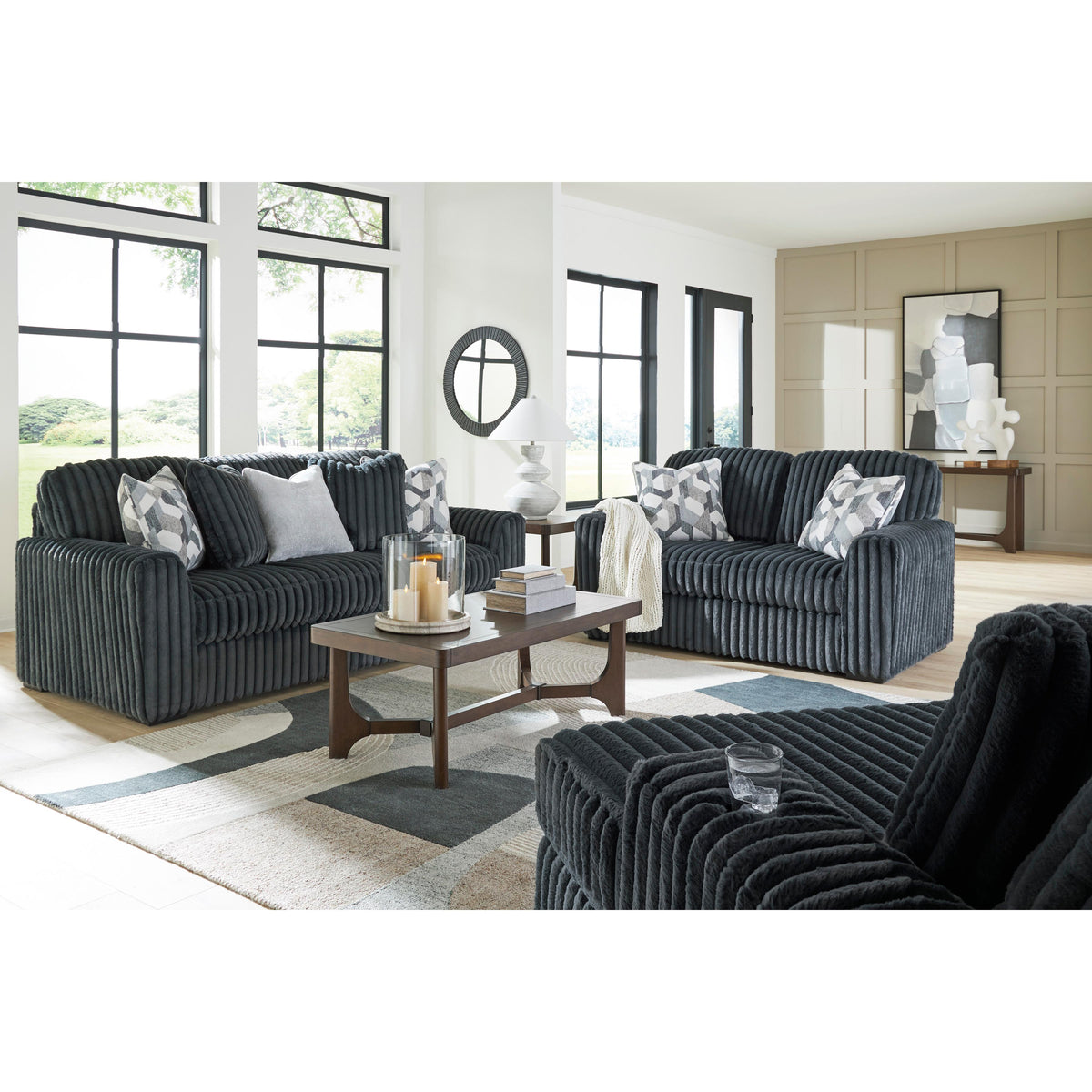  Signature Design by Ashley Midnight-Madness 9810515 Oversized Chaise IMAGE 5