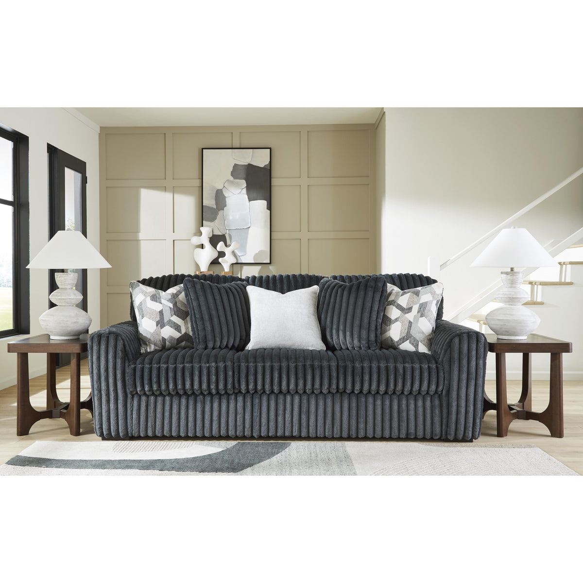  Signature Design by Ashley Midnight-Madness 9810538 Sofa IMAGE 4