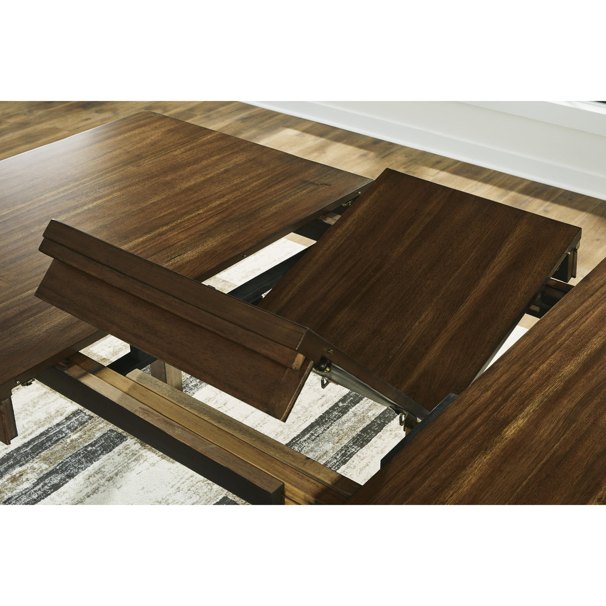  Signature Design by Ashley Ralene D594-32 Dining Room Counter Butterfly Extension Table IMAGE 6