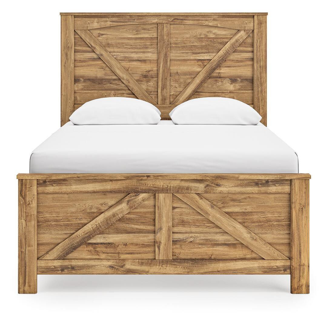 Signature Design by Ashley Maystonna PCB1580B2 Queen Crossbuck Panel Bed IMAGE 6