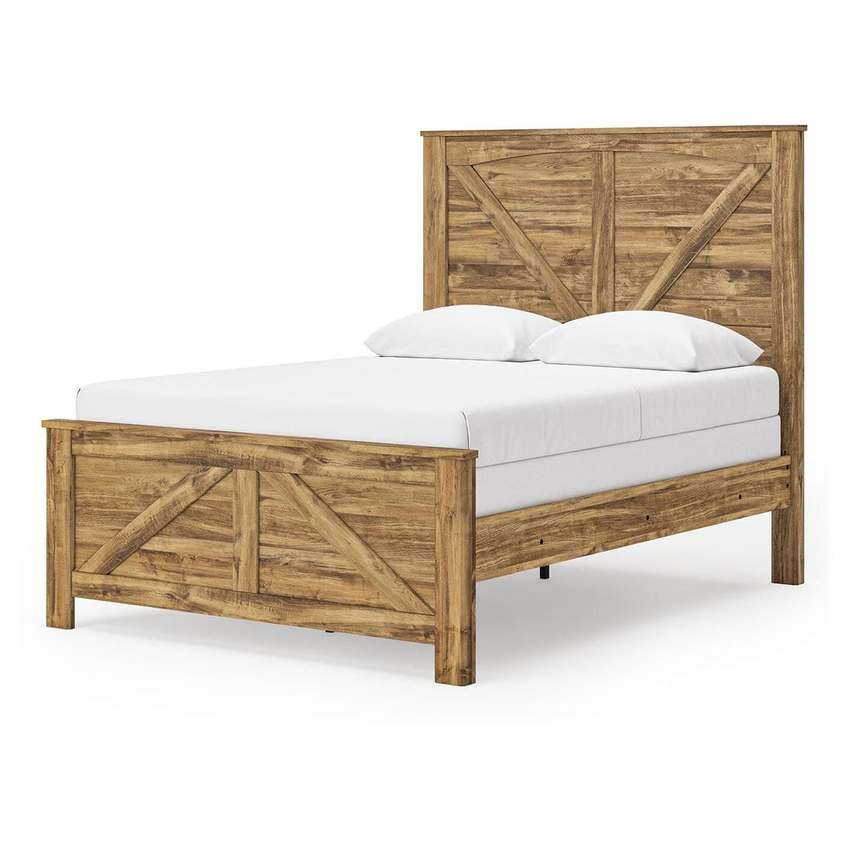 Signature Design by Ashley Maystonna PCB1580B2 Queen Crossbuck Panel Bed IMAGE 8