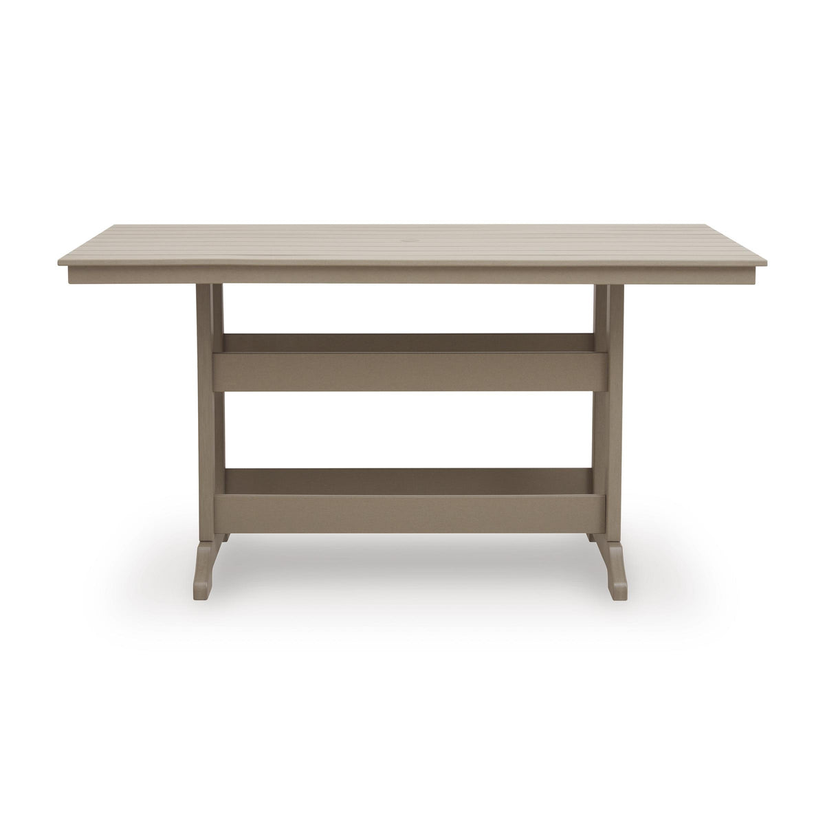  Signature Design by Ashley Seacliff Beach PCP228-642 Rectangular Counter Table with Umbrella Option IMAGE 2