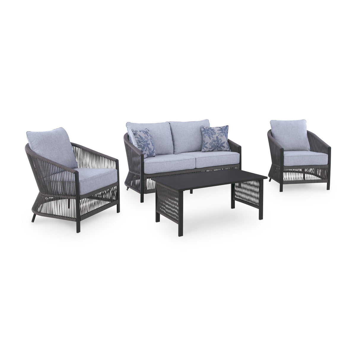  Signature Design by Ashley Bridges Beach PCP391-080 Love/Chairs/Table Set IMAGE 1