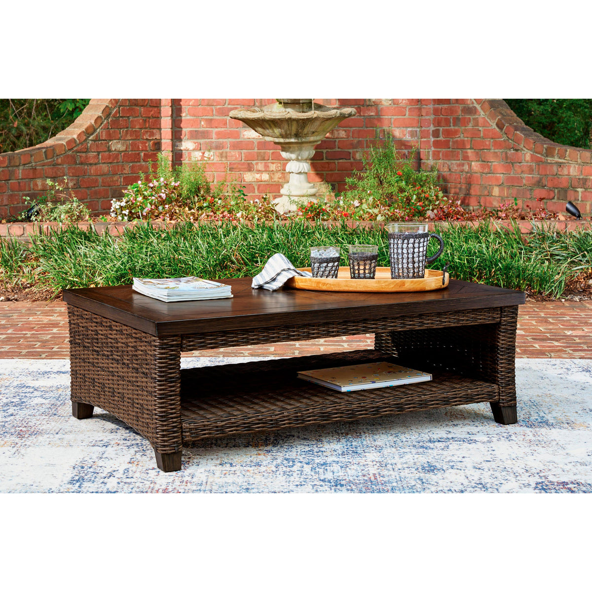  Signature Design by Ashley Monterey Point PCP760-701 Rectangular Cocktail Table IMAGE 3