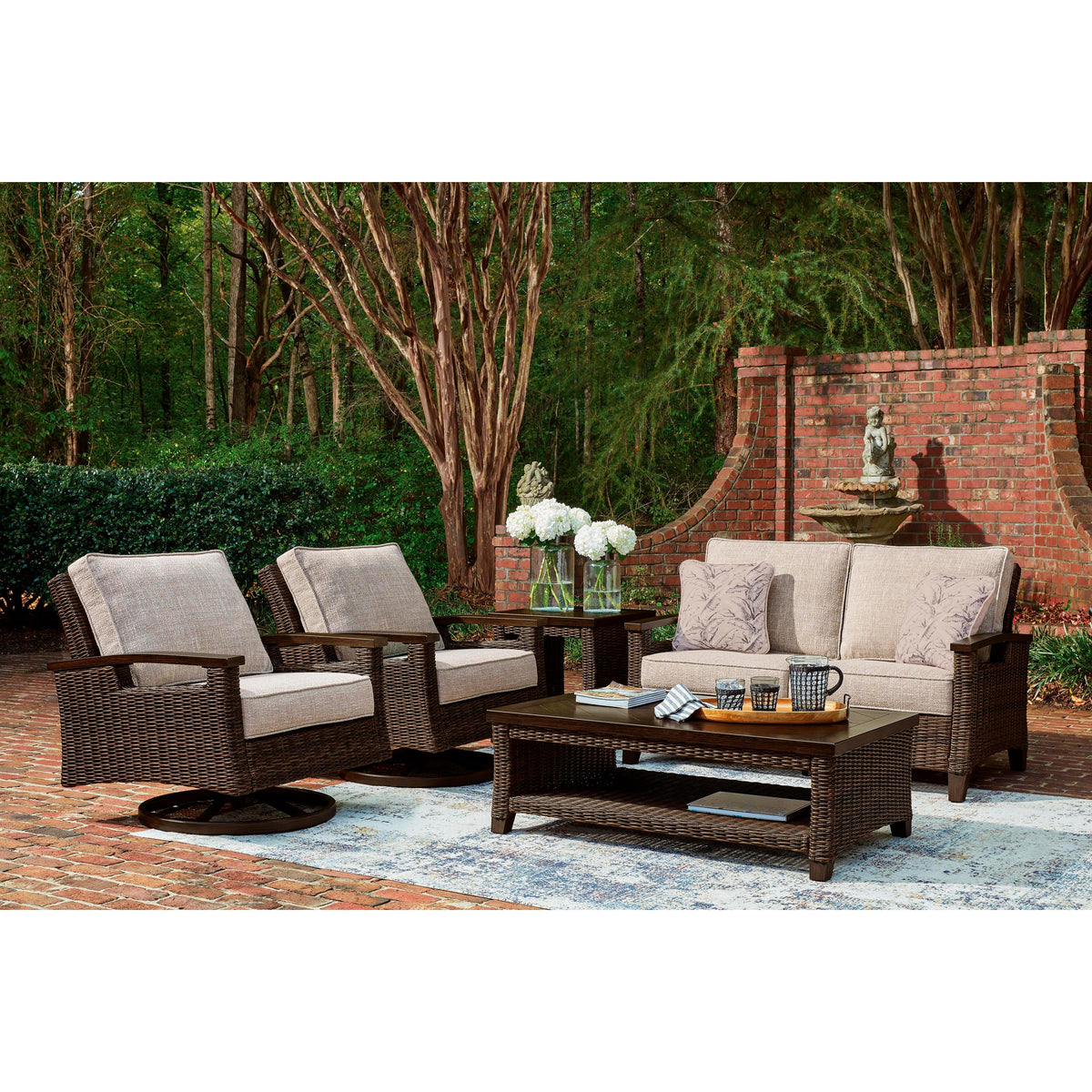  Signature Design by Ashley Monterey Point PCP760-702 Square End Table IMAGE 6