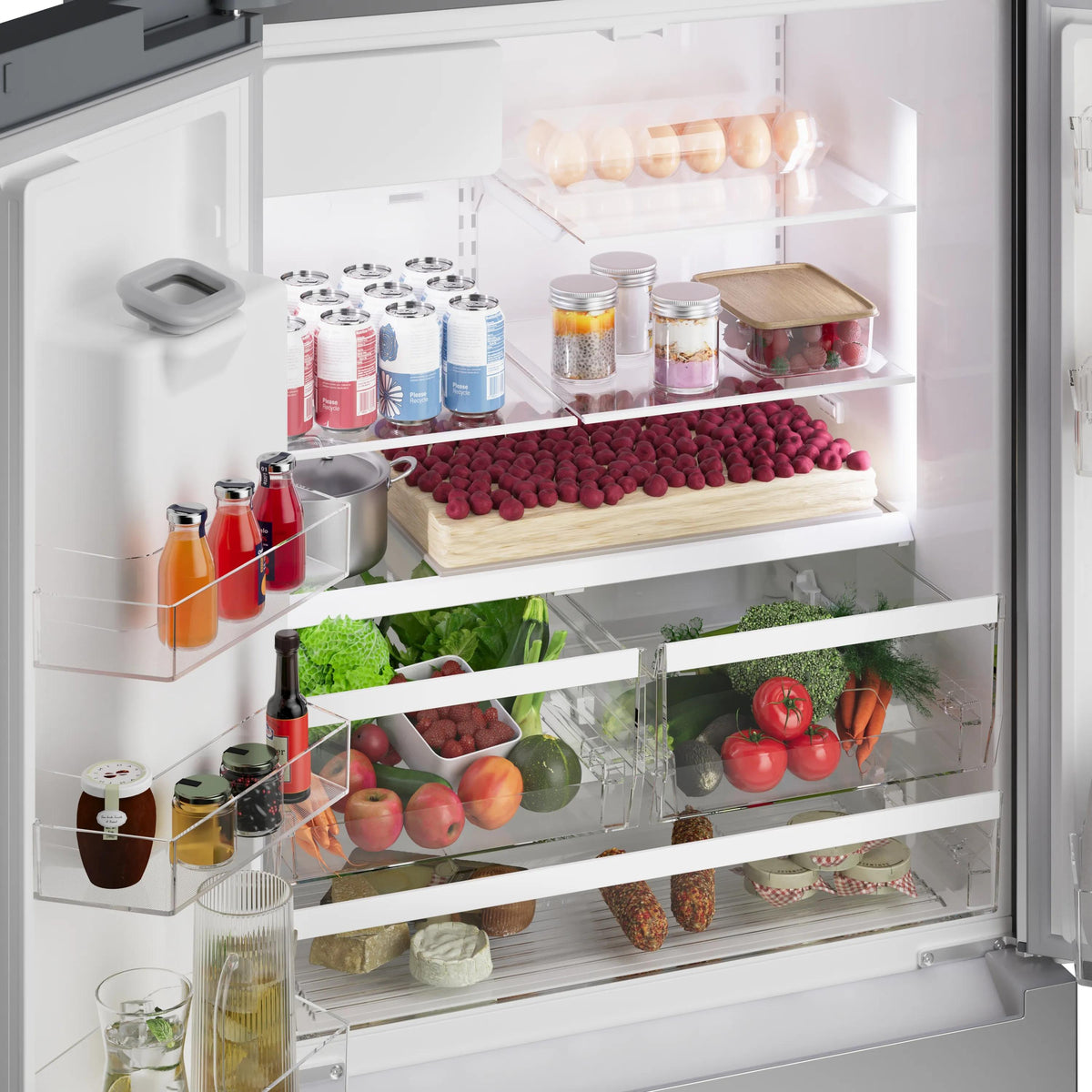  Bosch 36-inch, 21.6 cu.ft. Counter Depth Freezer with Wi-Fi Connect B36CD10ENS IMAGE 10