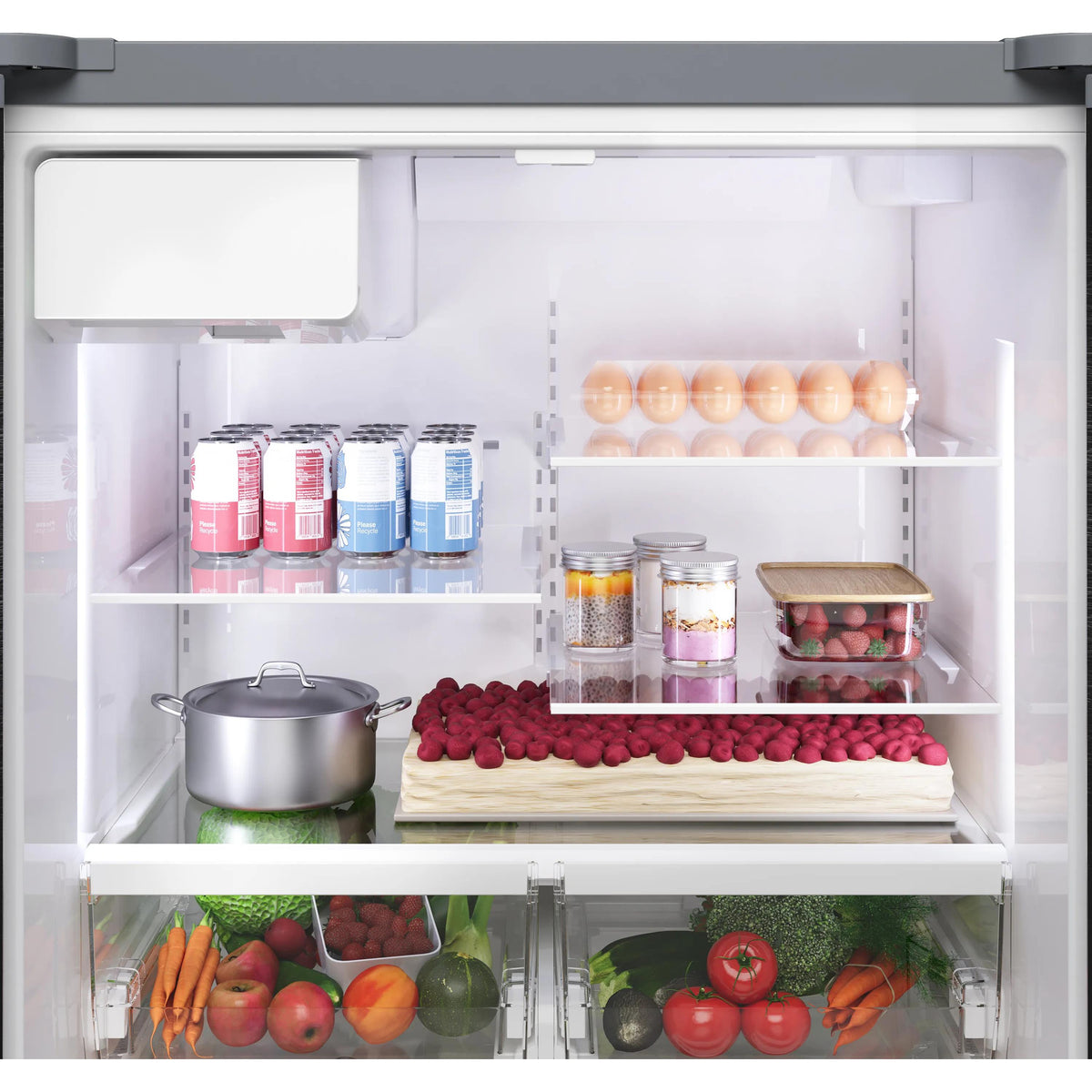  Bosch 36-inch, 21.6 cu.ft. Counter Depth Freezer with Wi-Fi Connect B36CD10ENS IMAGE 7