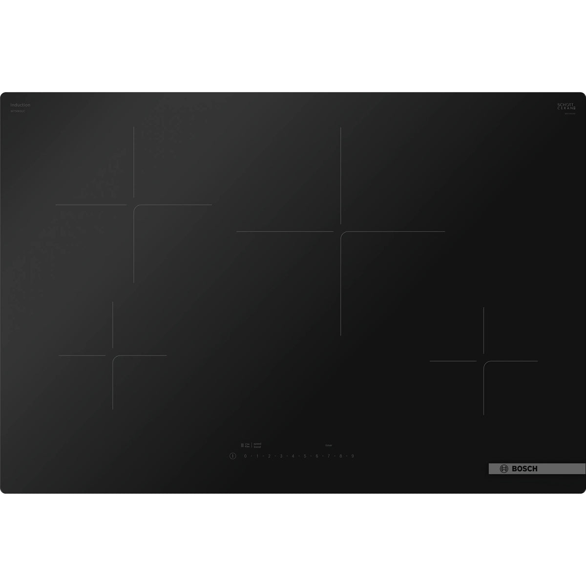  Bosch 30-inch Built-in Induction Cooktop with SpeedBoost® NIT5063UC IMAGE 1