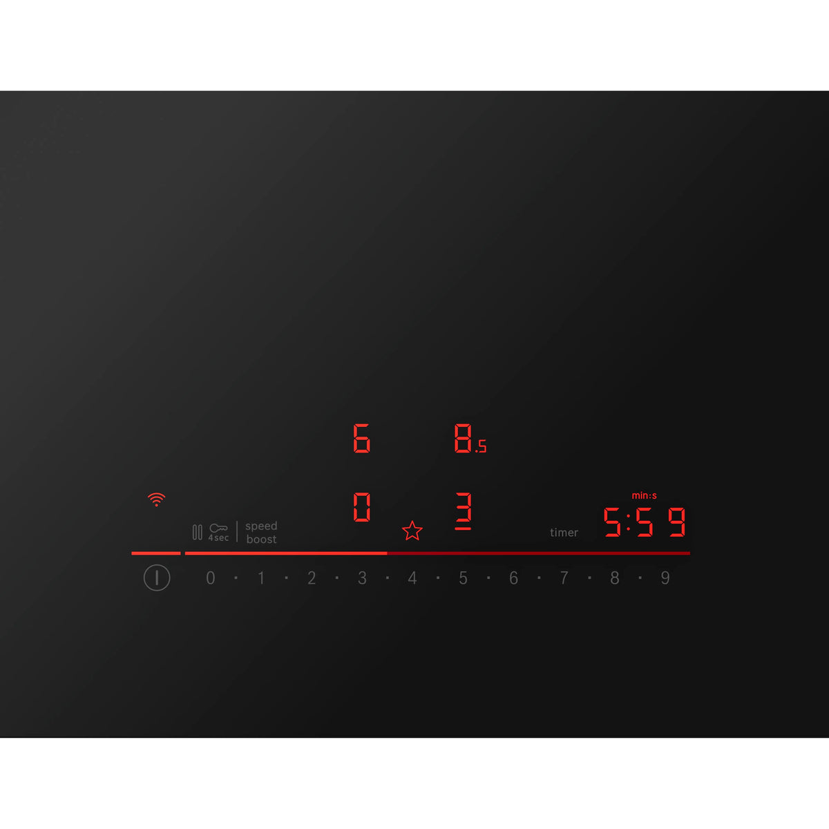  Bosch 30-inch Built-in Induction Cooktop with SpeedBoost® NIT5063UC IMAGE 3