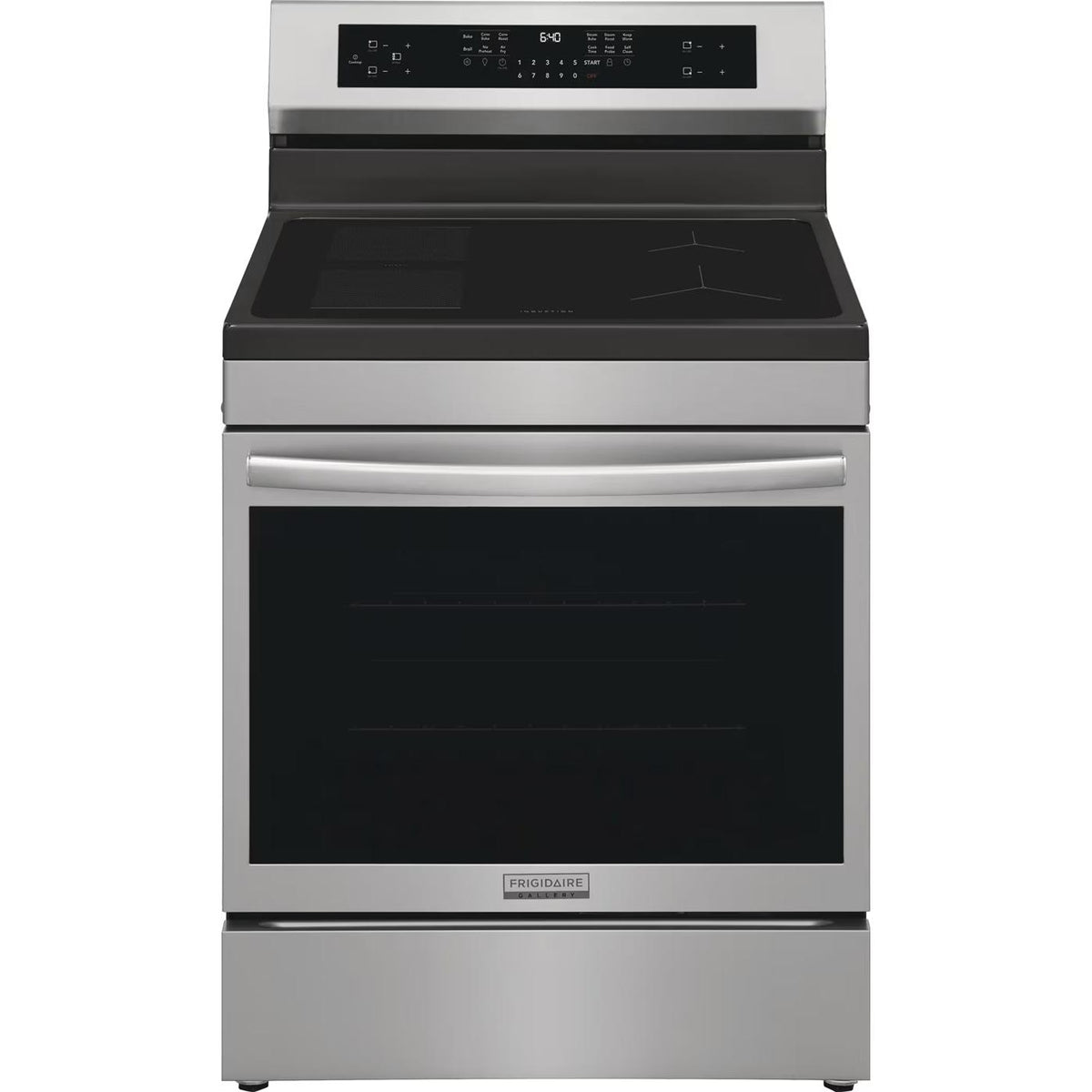  Frigidaire Gallery 30-inch Freestanding Induction Range with Air Fry GCRI306CBF IMAGE 1