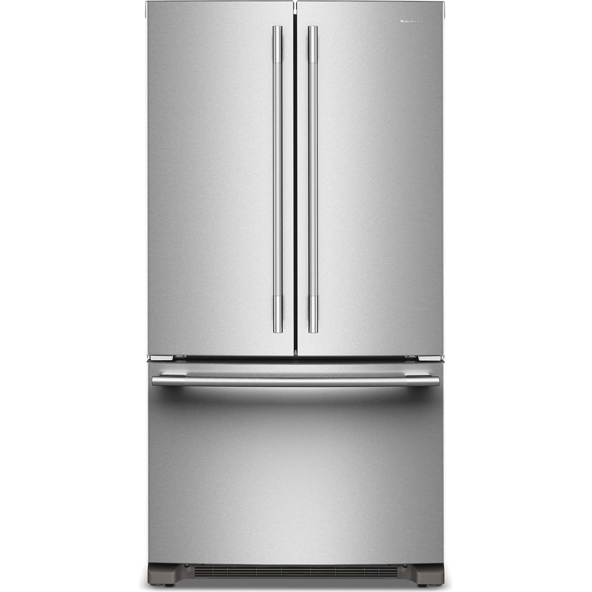  KitchenAid 36-inch, 20 cu. ft. Counter-Depth French 3-Door Refrigerator with Water Dispenser KRFC136SPS IMAGE 1