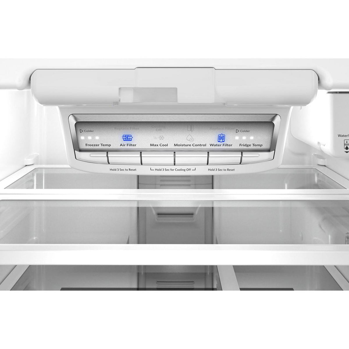  KitchenAid 30-inch, 20 cu. ft. Freestanding French 3-Door Refrigerator with Water Dispenser KRFF330SPS IMAGE 7