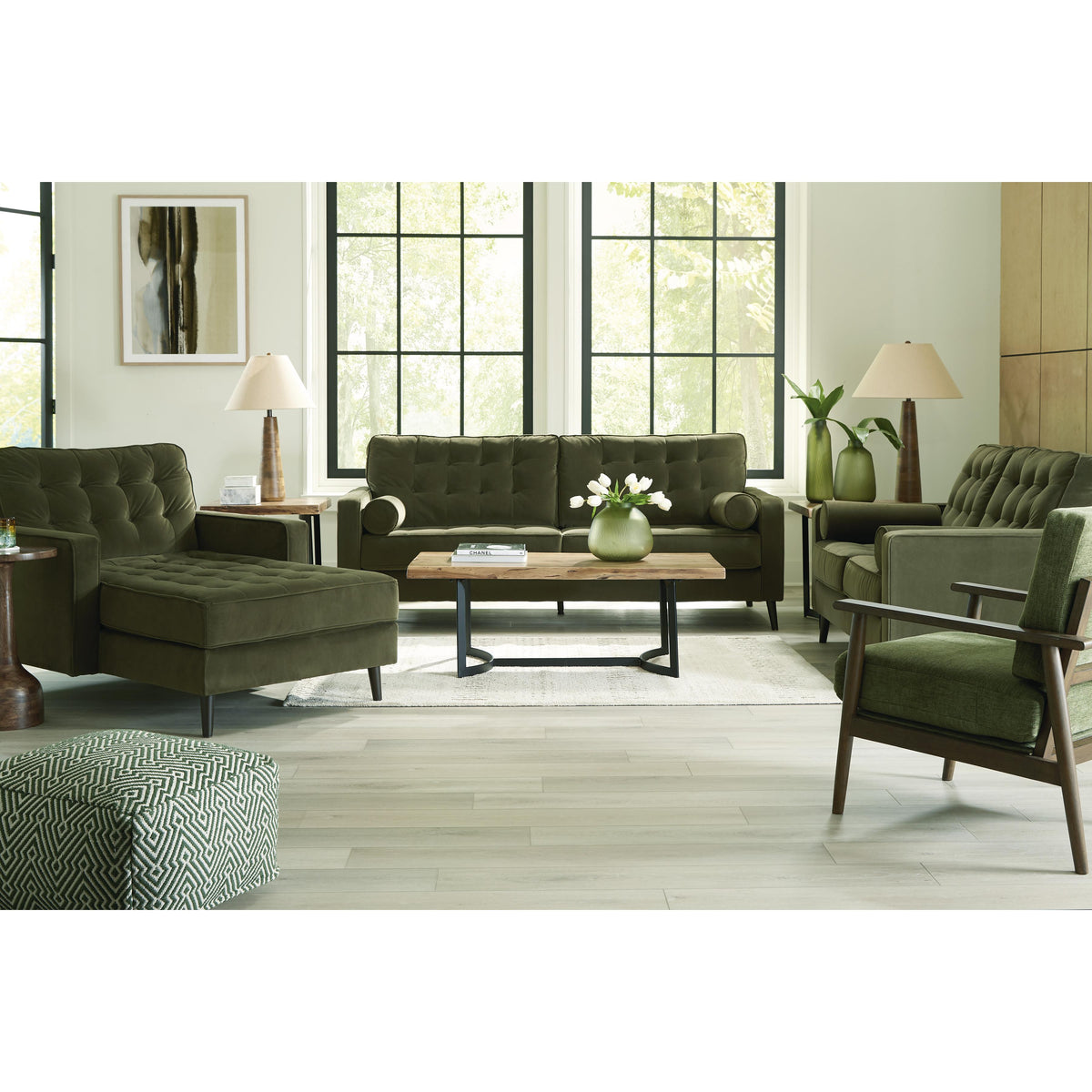  Ashley Reveon Lakes Stationary Fabric Sofa 2640438 IMAGE 11