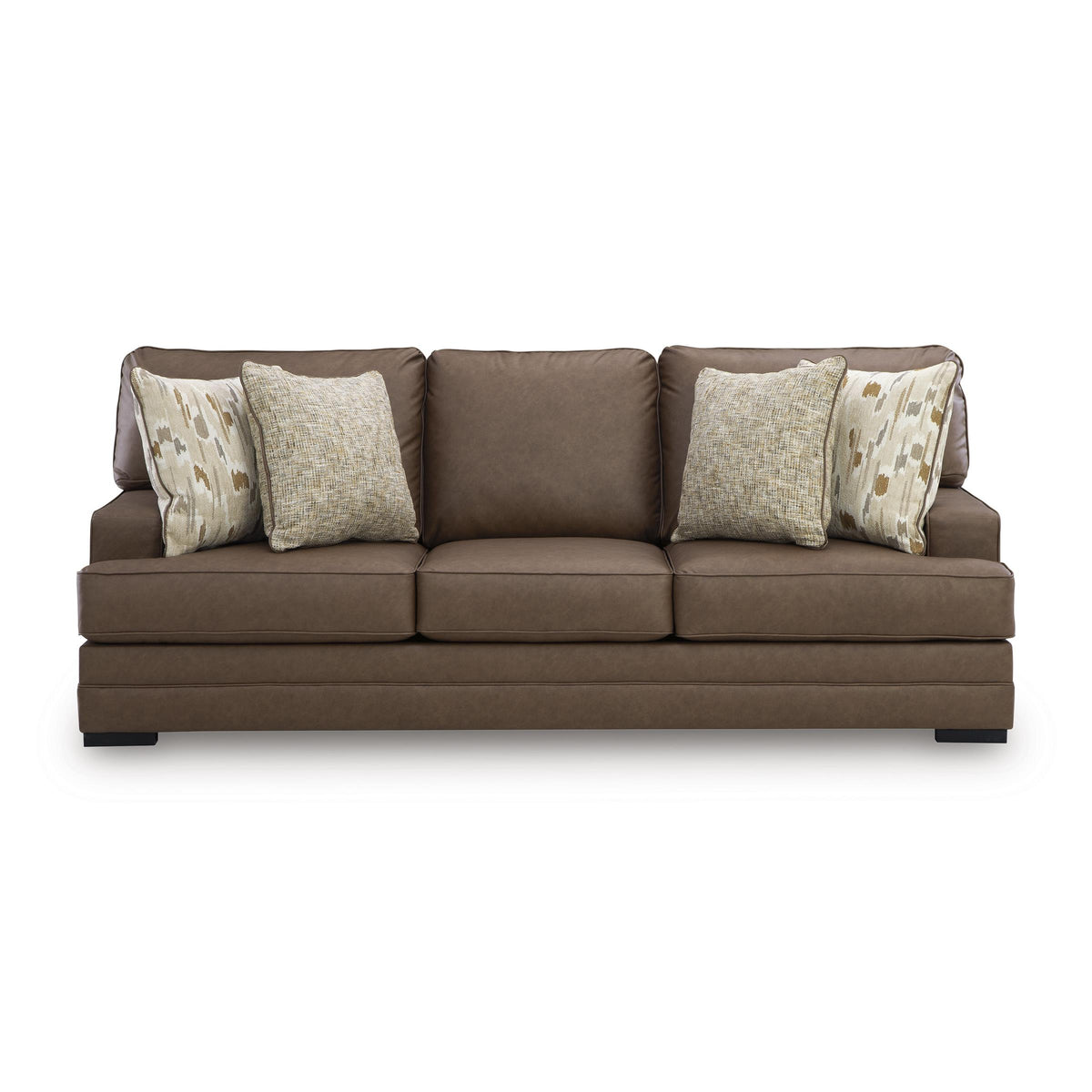  Benchcraft VillaCourt Stationary Leather Look Sofa 7490938 IMAGE 2