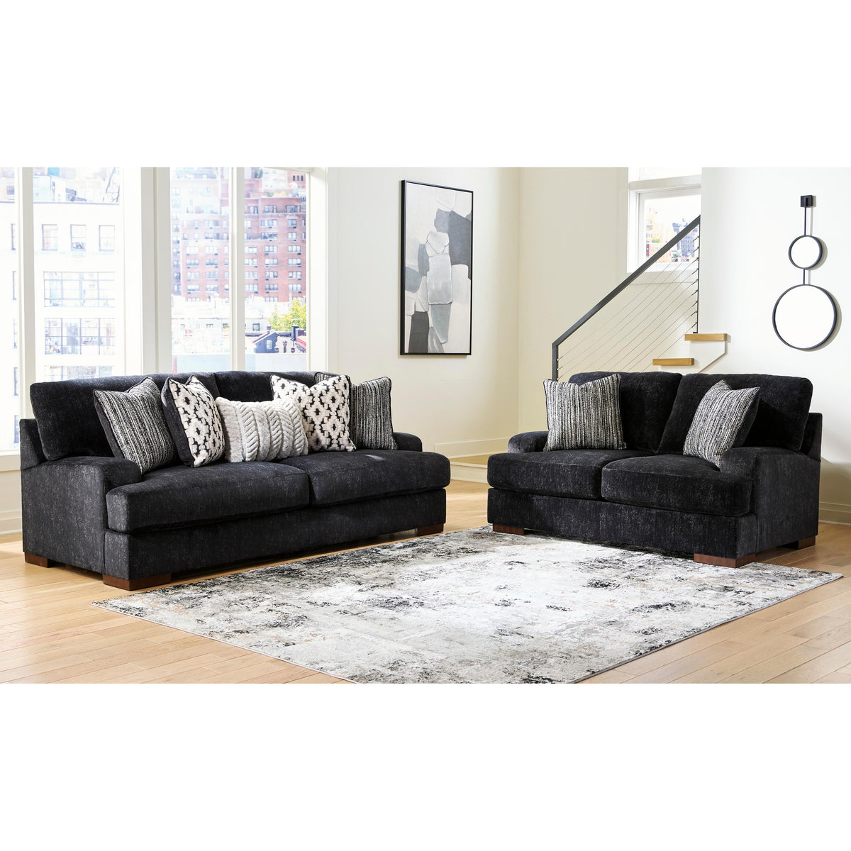  Benchcraft Whitmore Manor Stationary Fabric Loveseat 8040435 IMAGE 5