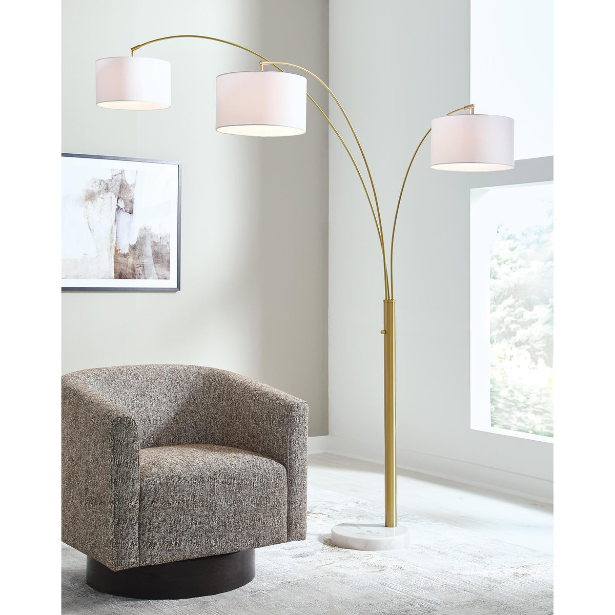  Signature Design by Ashley Valo Arc Lamp L725169 IMAGE 2