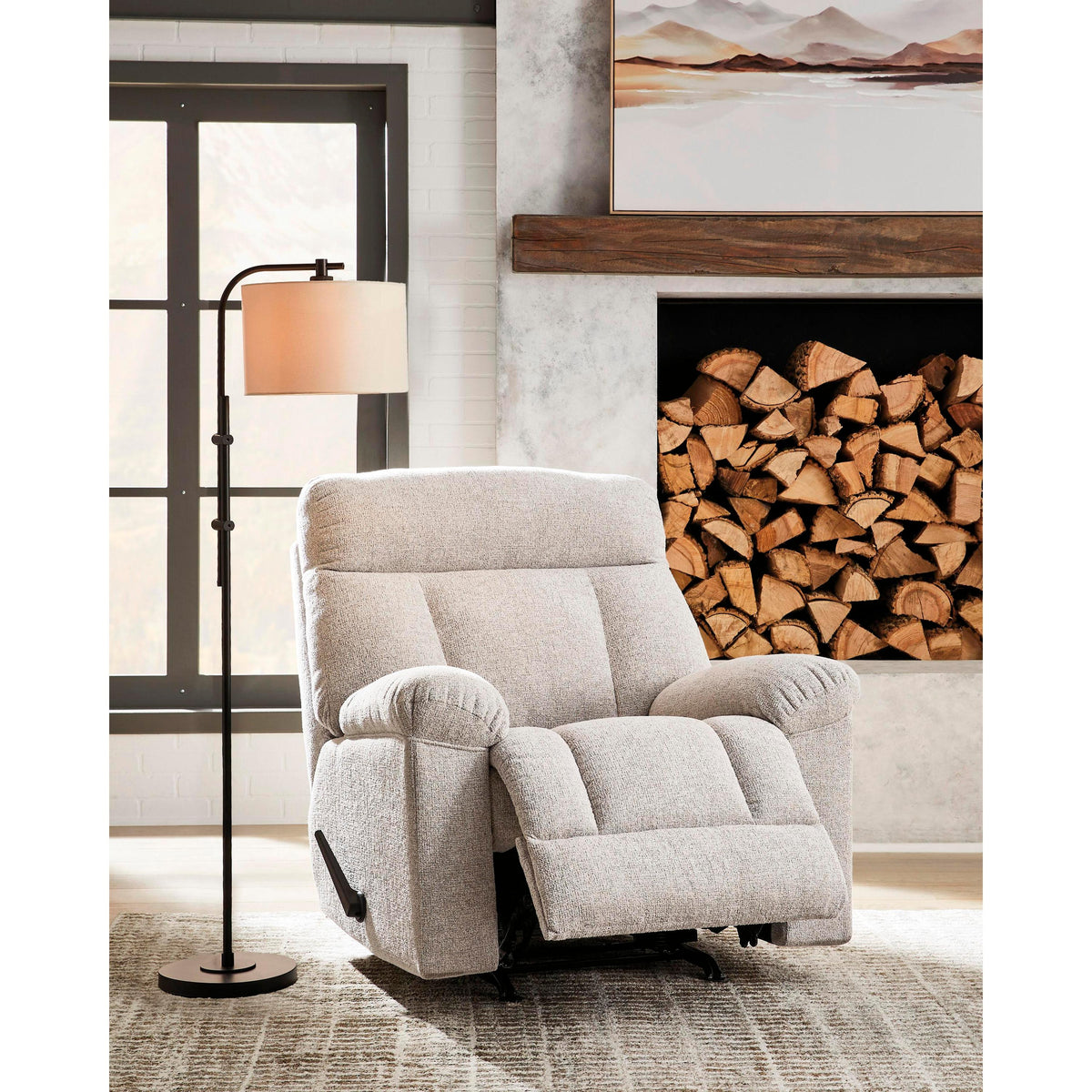  Signature Design by Ashley Hoyne Park Rocker Fabric Recliner PC8281525 IMAGE 6