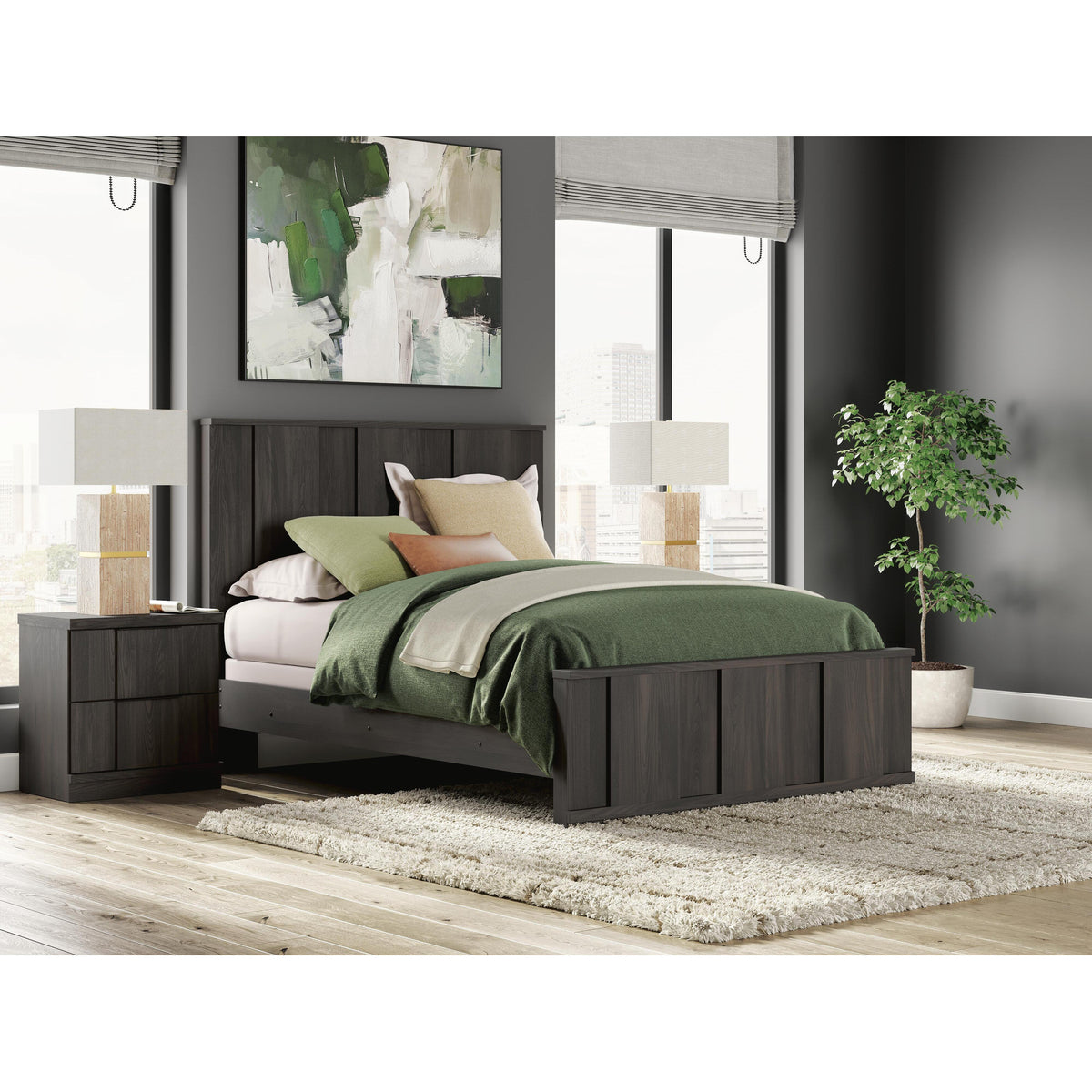  Signature Design by Ashley Shaehartin Queen Panel Bed PCB3167-54/PCB3167-57/PCB3167-96 IMAGE 2