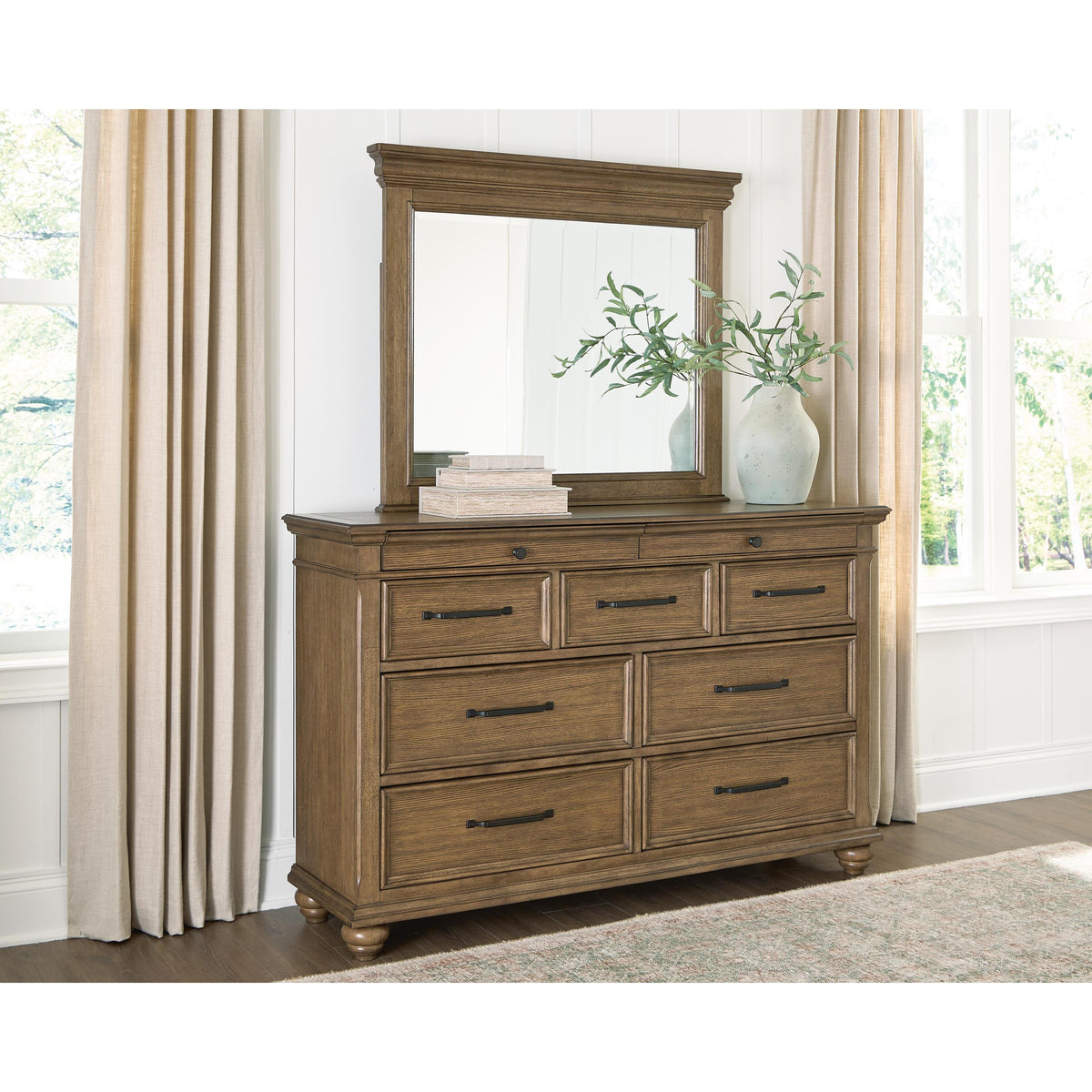  Signature Design by Ashley Karallin Dresser with Mirror PCB782-31/PCB782-36 IMAGE 2