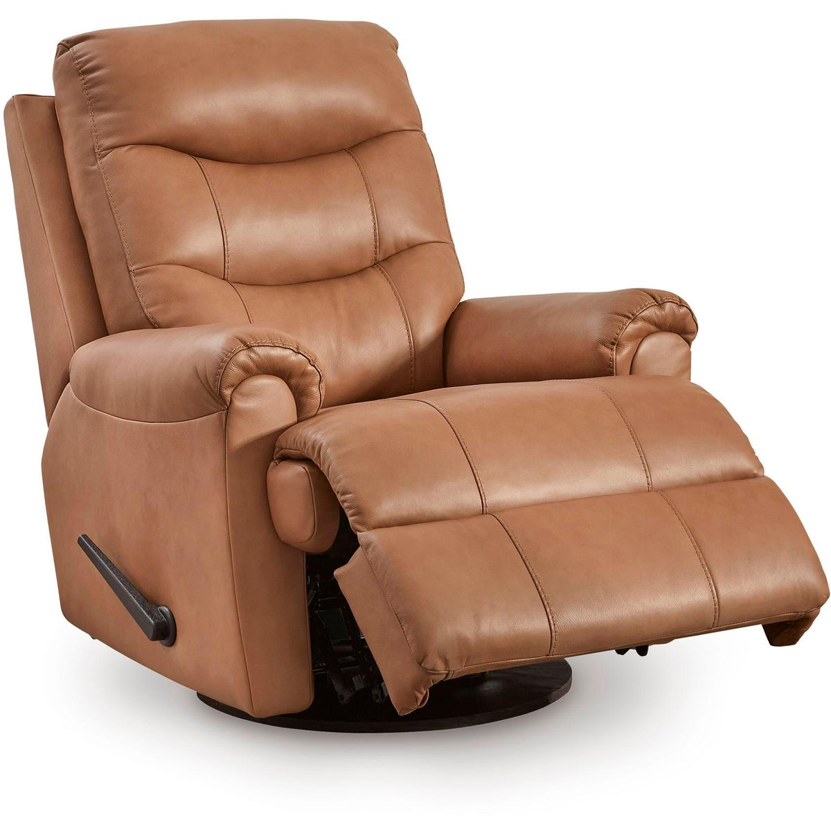  Signature Design by Ashley Flynwood Swivel Glider Leather Match Recliner PCU1340161 IMAGE 2