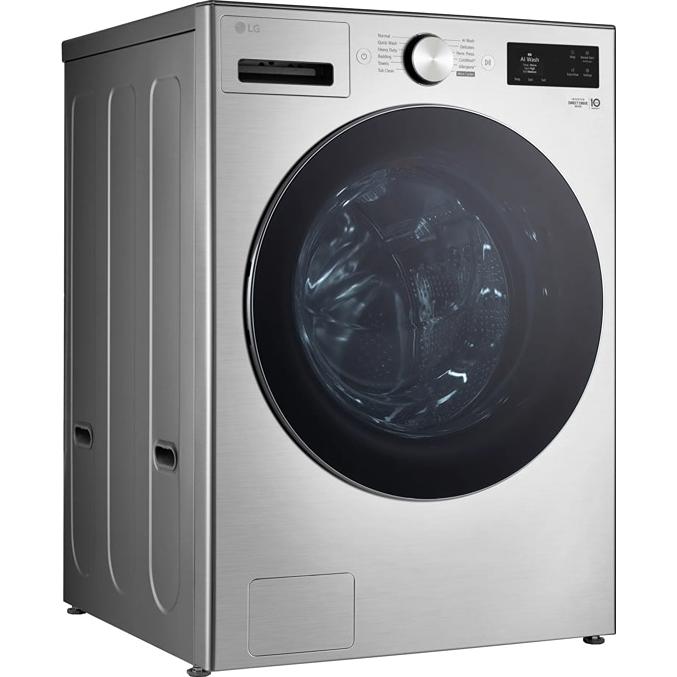  LG Mega Capacity Smart Front Load Washer with TurboWash® 360° WM5800HVA IMAGE 2