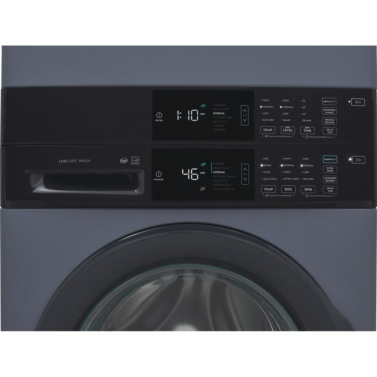  Electrolux Stacked Washer/Dryer Electric Laundry Center with LuxCare® ELTE730CAD IMAGE 4