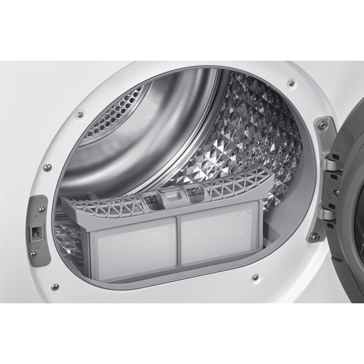  Samsung 5000 Series Compact Electric Dryer with Heat Pump Drying DV25FG50B0BE/AC IMAGE 3