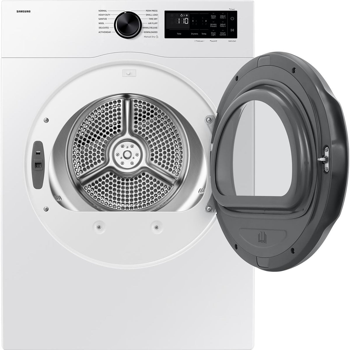  Samsung 4.0 Cu.Ft. 5000 Series Compact Electric Dryer DV25FG50BVBE/AC IMAGE 2